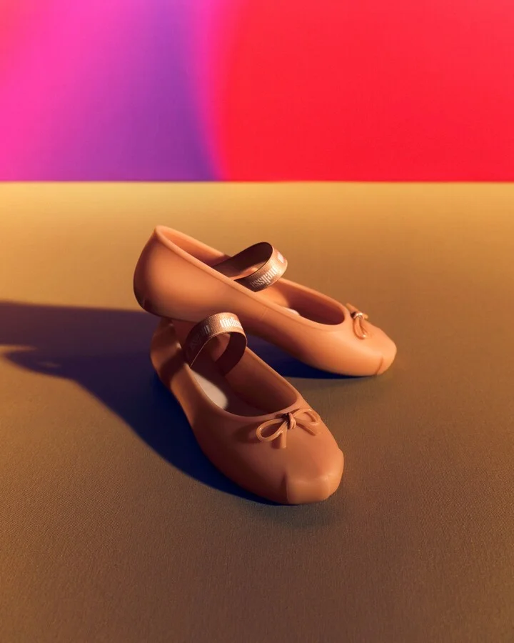 Neutrals / Brown Sophie Ballet Flats - Milky Beige - Image 4