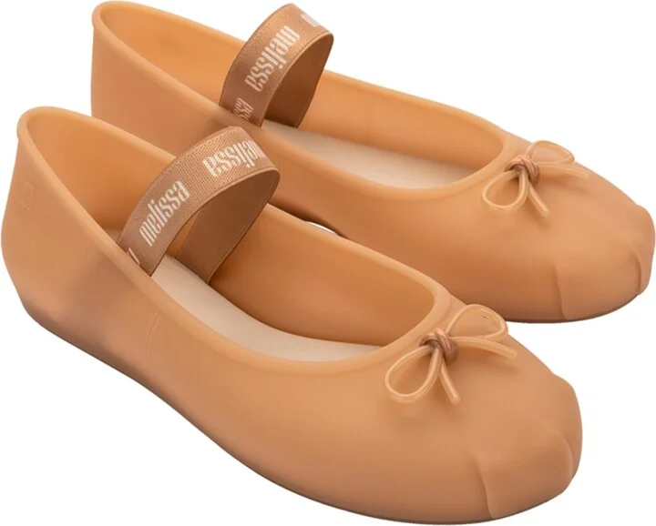 Neutrals / Brown Sophie Ballet Flats - Milky Beige - Image 6