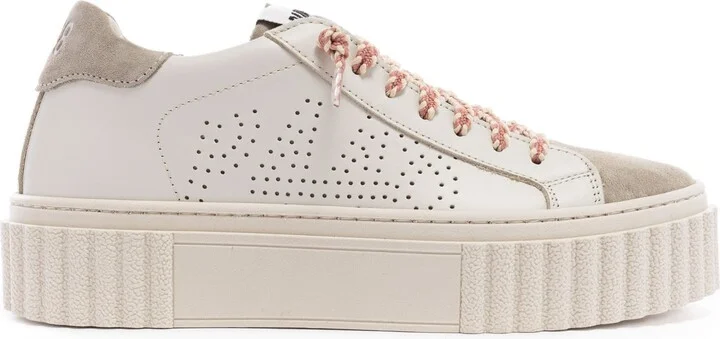Neutrals Creeper Beige/ Coral Sneaker