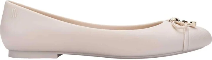 Neutrals Doll V Ballet Flat - Light Beige