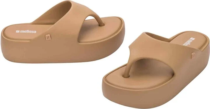 Neutrals Free Platform Thong - Mid Beige - Image 2