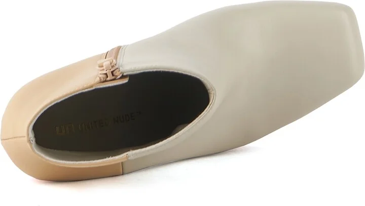Neutrals Glam Square Boot - Chalk - Image 5