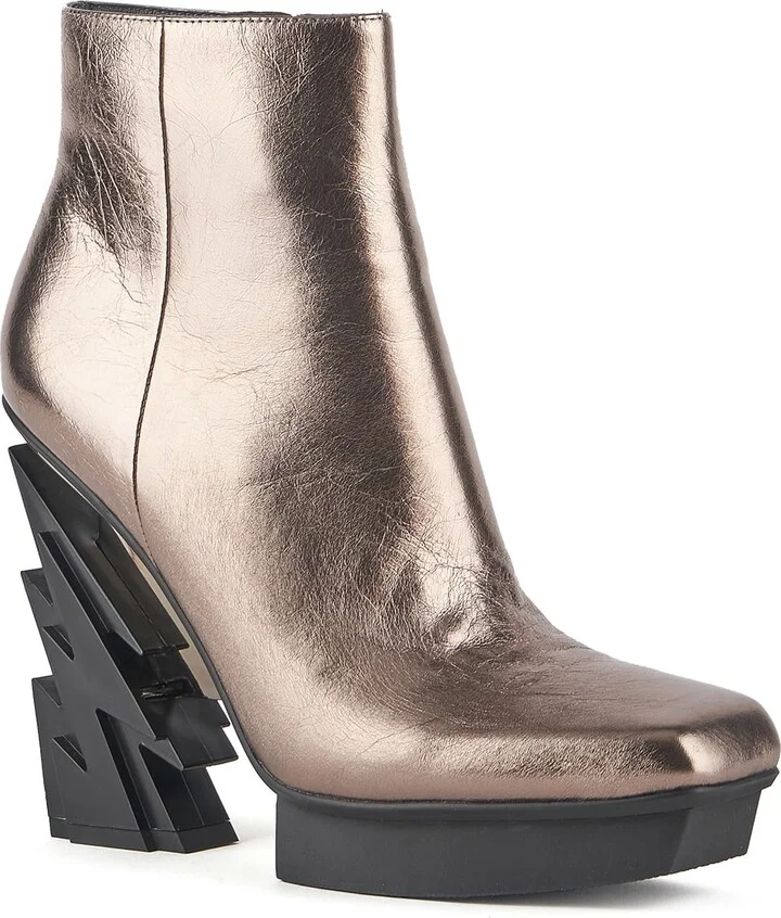 Neutrals Glam Square Boot - Gun Metal Ii - Image 2