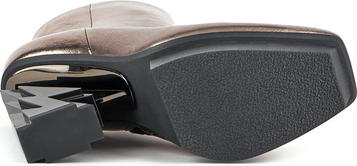 Neutrals Glam Square Boot - Gun Metal Ii - Image 6