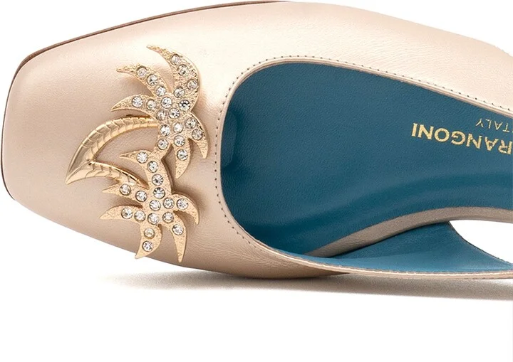 Neutrals / Gold Belinda Golda Pearl Lamb - Image 4