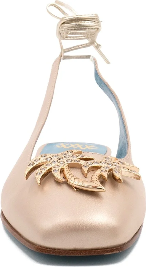 Neutrals / Gold Belinda Golda Pearl Lamb - Image 5
