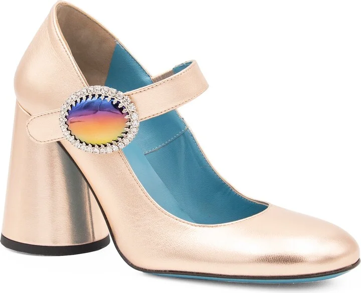 Neutrals / Gold Tonda Ankle Pump Cassandra Etoile - Image 3