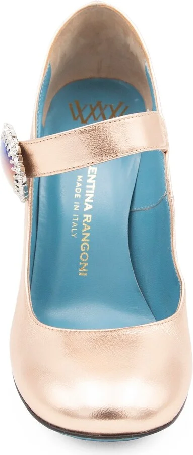 Neutrals / Gold Tonda Ankle Pump Cassandra Etoile - Image 5
