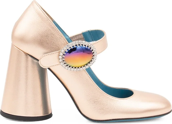 Neutrals / Gold Tonda Ankle Pump Cassandra Etoile