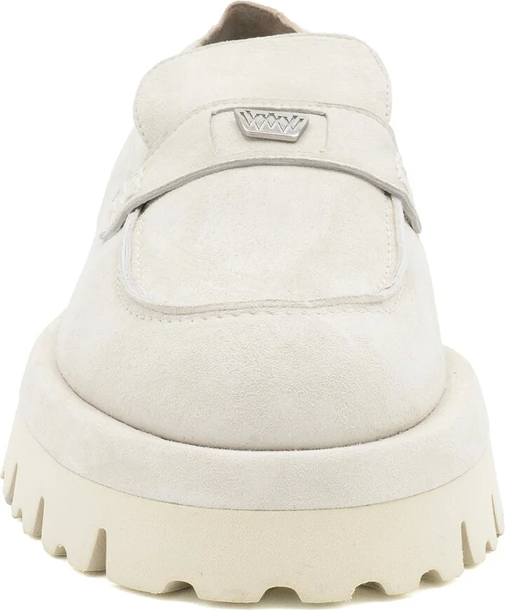 Neutrals / Grey / White Francesca Loafer Ivory Cashmer - Image 2