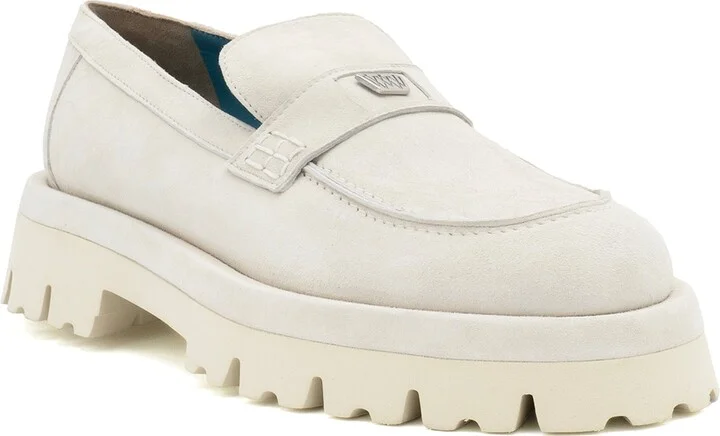 Neutrals / Grey / White Francesca Loafer Ivory Cashmer - Image 4