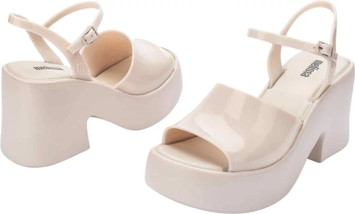 Neutrals Lina Platform Sandal - Beige - Image 2