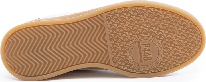 Neutrals Monza Velcro Cream Shine Sneaker - Image 6