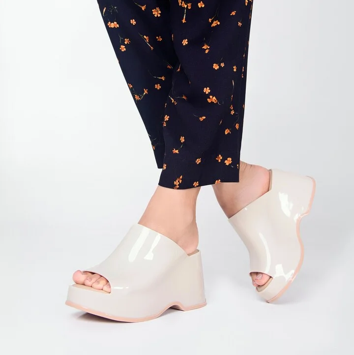 Neutrals Patty Mule - Beige - Image 4