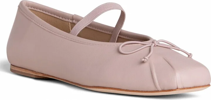 Neutrals / Pink Cosie Baby Pink Comfortable Work Evening Wedding Leather Ballerina