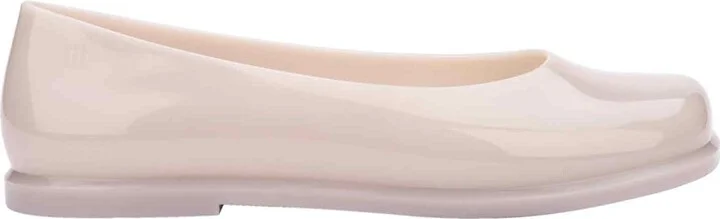 Neutrals Ruby Ballet Style Flat - Milky Beige