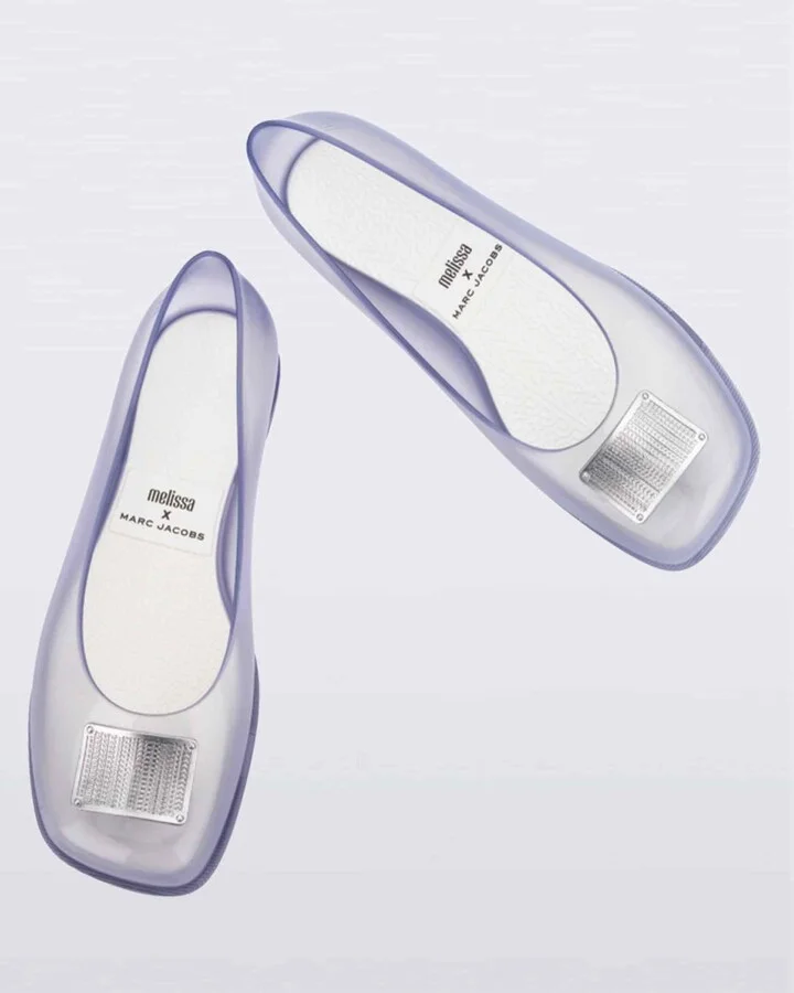 Neutrals Ruby X Marc Jacobs Ballet Style Flat - Clear White - Image 2
