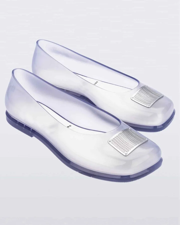 Neutrals Ruby X Marc Jacobs Ballet Style Flat - Clear White - Image 3