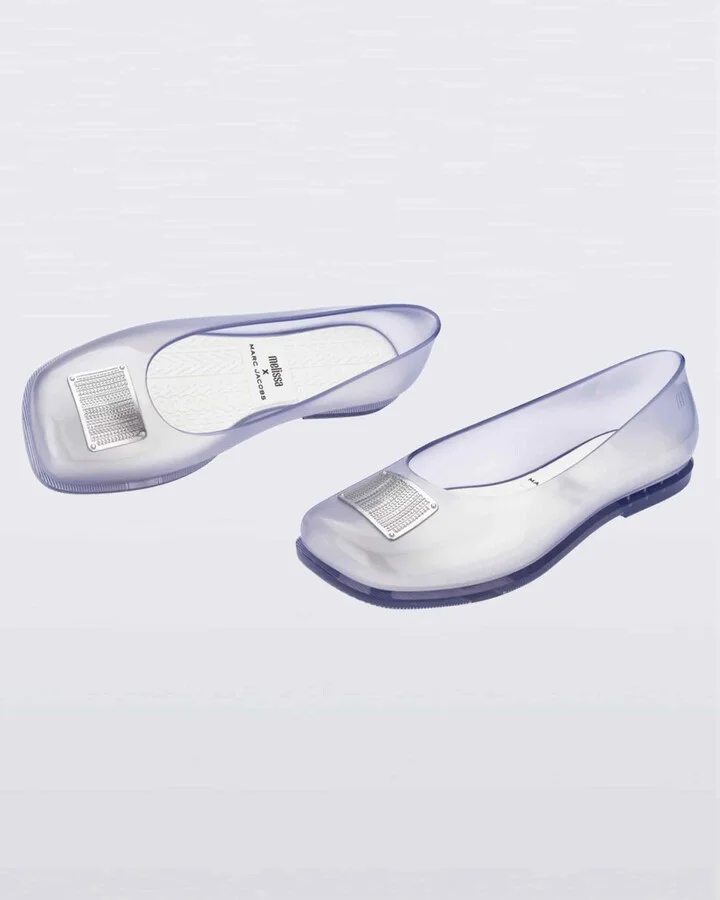 Neutrals Ruby X Marc Jacobs Ballet Style Flat - Clear White - Image 5