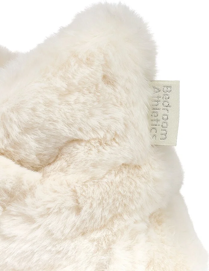 Neutrals / White Harriet - Recycled High Density Faux Fur Slipper Boot - Cream - Image 5