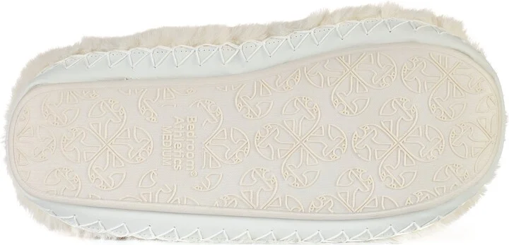 Neutrals / White Harriet - Recycled High Density Faux Fur Slipper Boot - Cream - Image 8