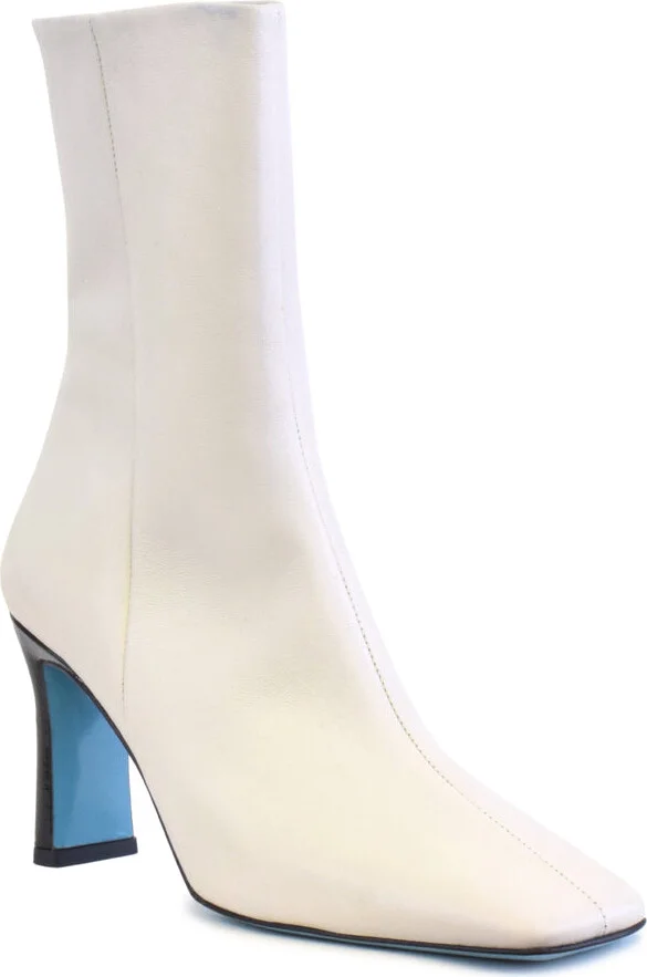 Neutrals / White Lettera In Foam Damascato Black Vernice Heel - Image 2