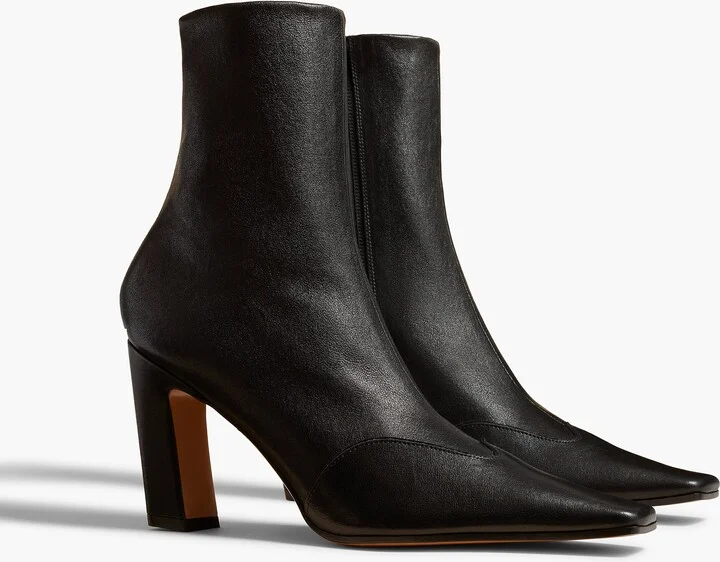 Nevada Stretch High Boot in Black Nappa Leather - Image 2