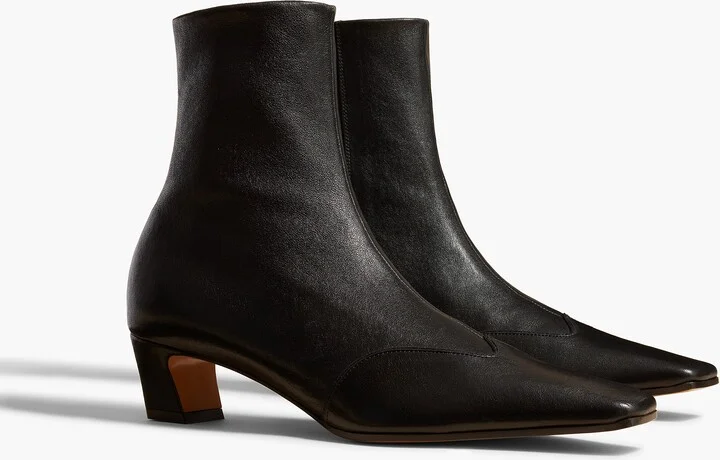 Nevada Stretch Low Boot in Black Nappa Leather - Image 2