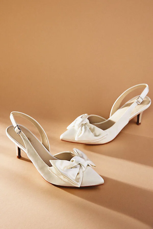 Neve II Slingback Kitten Heels - Image 3