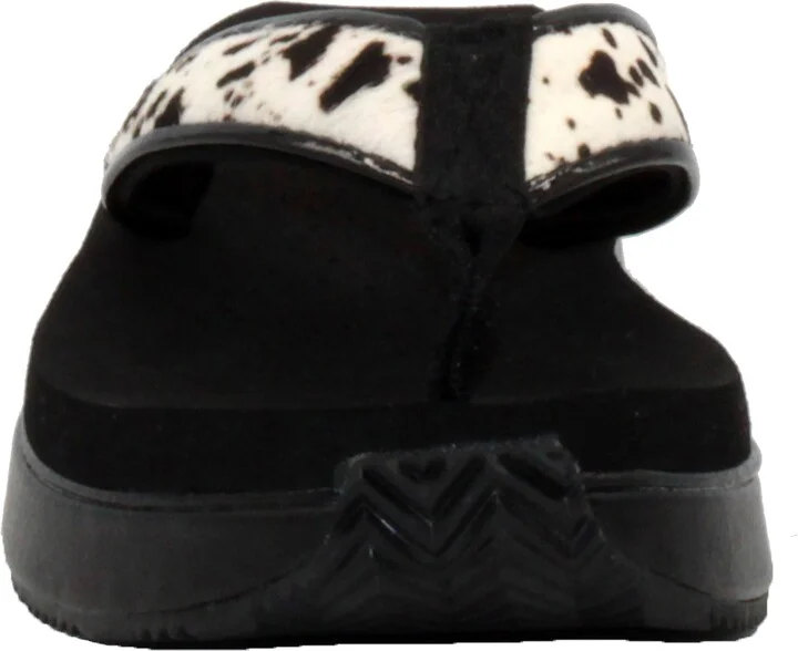 Neville Genuine Calf Hair Platform Flip Flop - Image 4