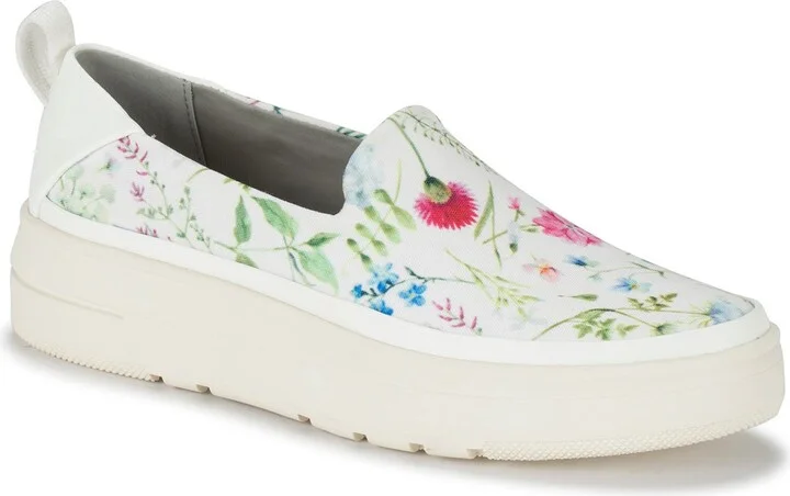 Nevin Floral Platform Slip-On Sneaker