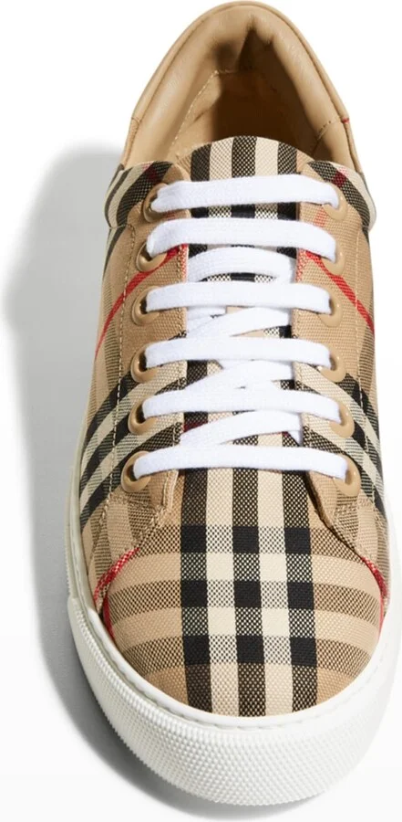 New Albridge Check Low-Top Sneakers - Image 3