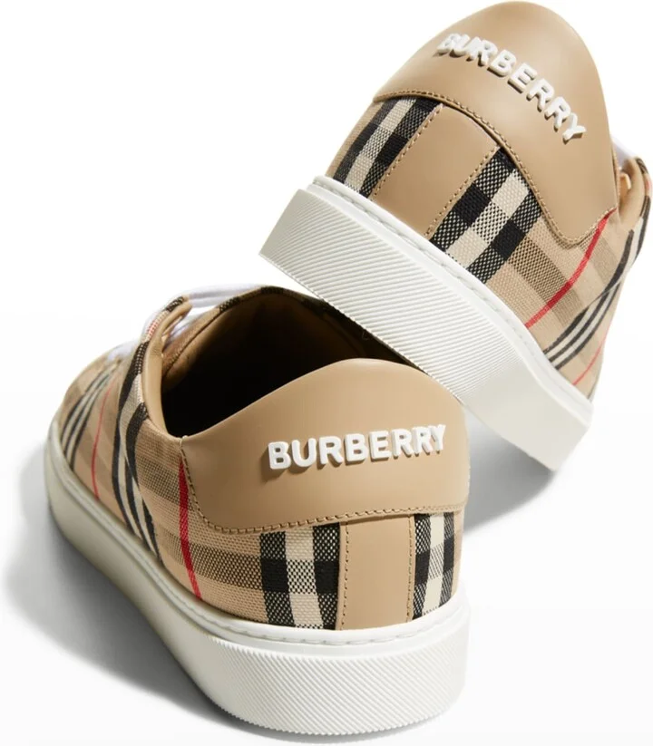 New Albridge Check Low-Top Sneakers - Image 10