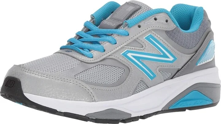 New Balance 1540v3 Women's Shoes Silver/Polaris : 6 2A - Narrow, Textile/Synthetic - Image 2