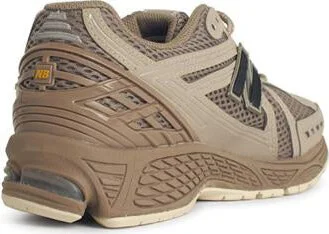 New Balance '1906' Brown Leather Blend Sneakers - Image 3