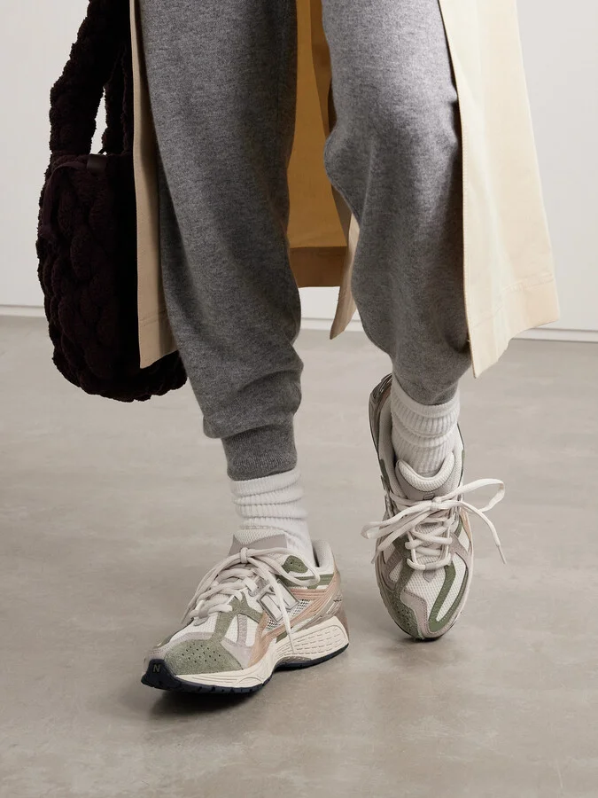 New Balance - 1906 Rubber, Leather And Shell-trimmed Mesh Sneakers - Neutrals - Image 2