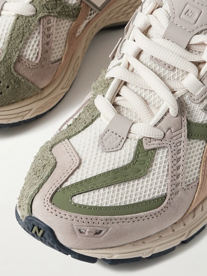 New Balance - 1906 Rubber, Leather And Shell-trimmed Mesh Sneakers - Neutrals - Image 4