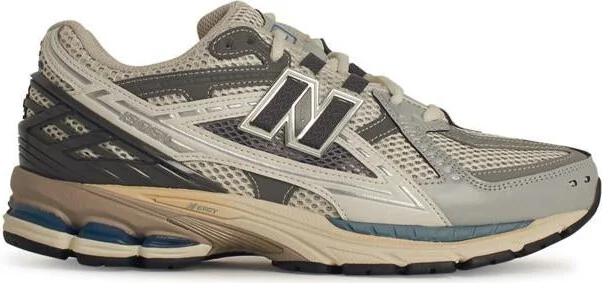 New Balance '1906' Silver Leather Blend Sneakers