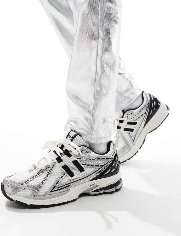 New Balance 1906 unisex sneakers in white and silver