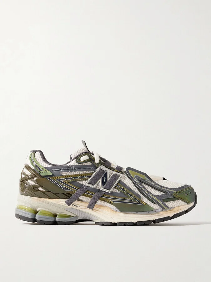 New Balance - 1906a Rubber-trimmed Mesh Sneakers - Green