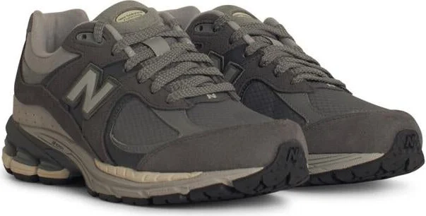 New Balance '2002' Grey Suede Blend Sneakers - Image 2
