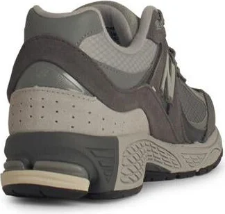 New Balance '2002' Grey Suede Blend Sneakers - Image 3