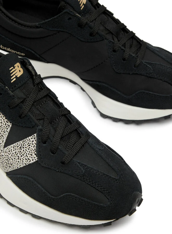 New Balance 327 Panelled Canvas Sneakers - Image 3