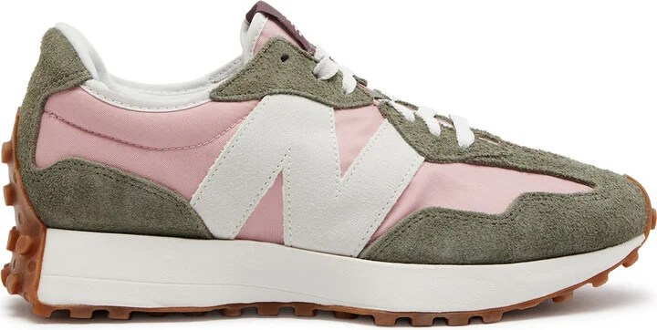 New Balance 327 Panelled Canvas Sneakers