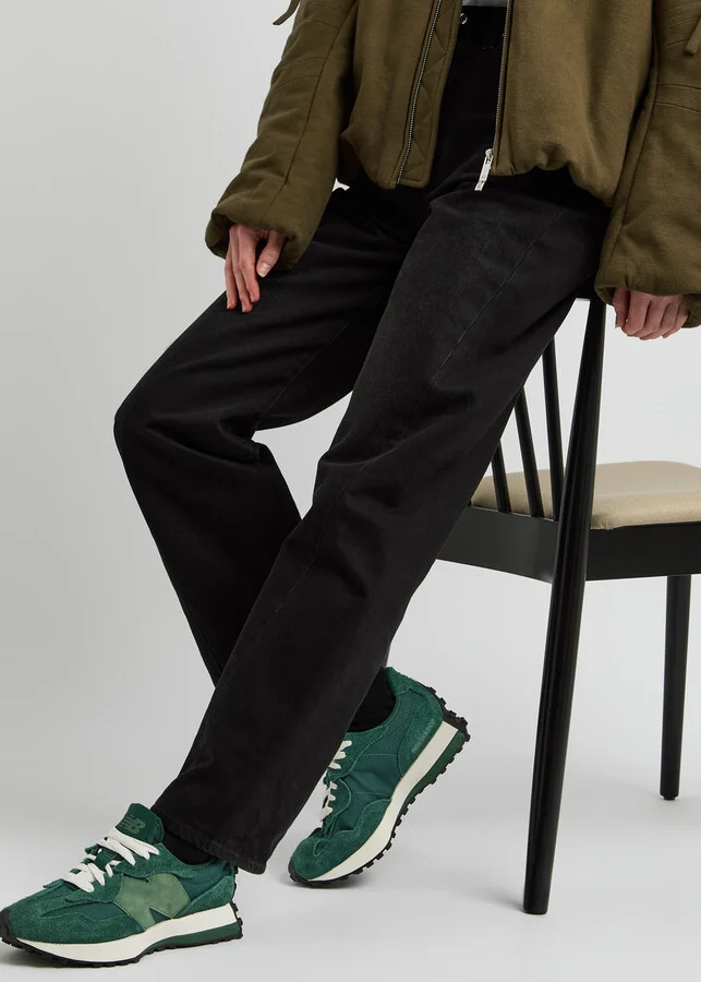 New Balance 327 Panelled Suede Sneakers - Image 5