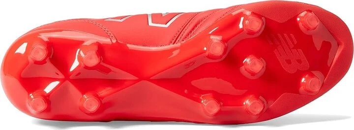 New Balance 442 V2 Team FG Soccer Cleats Men's Shoes Red/White : 7 D - Medium, Leather - Image 3