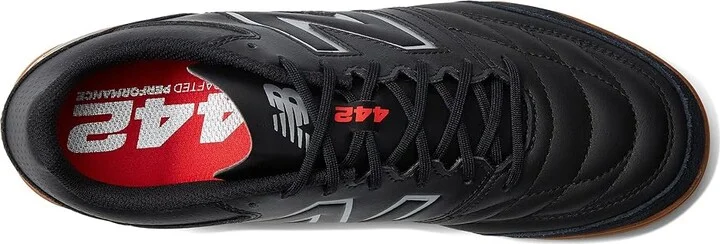 New Balance 442 V2 Team IN Soccer Cleats Men's Shoes Black/White : 6.5 D - Medium, Synthetic - Image 2