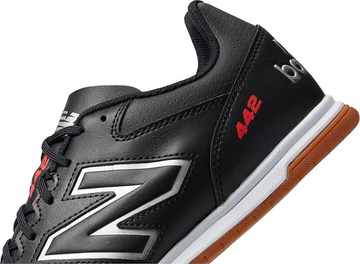 New Balance 442 V2 Team IN Soccer Cleats Men's Shoes Black/White : 6.5 D - Medium, Synthetic - Image 4