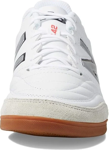 New Balance 442 V2 Team IN Soccer Cleats Men's Shoes White/Black : 7 D - Medium, Synthetic - Image 3