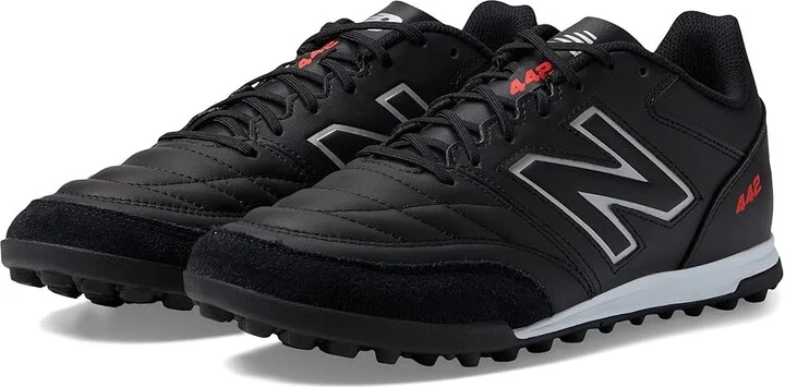 New Balance 442V2 Team TF Soccer Cleats Men's Shoes Black/White : 6.5 D - Medium, Synthetic